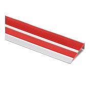 Heavy Duty Non-Slip Stair Nosing Protector, Self-Adhesive Aluminum Step Trim, Rust Resistant, Easy Installation, Protects Stair Surface and Corners,