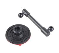 Heavy Duty Nonslip 17mm Ball Socket Adhesive Mounting Base For Smartphone Tablets On Vehicle Dashboard Desk Wall Gym Use Phone Tablet Car Mount Adhesive