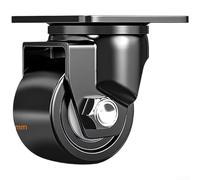 Heavy Duty Nylon Casters Featuring Low Center Gravity Design and 360 Degree Swivel Wheels with Dust Proof and Water Resistant Sealed Protection (P)