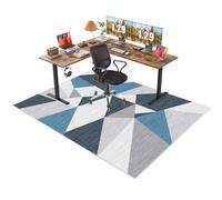 Heavy Duty Office Chair Mat for Hardwood Floors 160 x 220 cm Gaming Chair Mat for Carpet Floors, Office Floor Mat, Carpet Floor Protector Mat for Rolling Chair, Tile Floors and Plastic Floors
