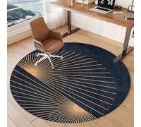 Heavy Duty Office Chair Mat for Low Pile Carpet Floors, Non-slip Thick Desk Hard Floor Chair Mat Protector 100 cm, Gaming Chair Mat, Round Carpet Protector Chair Mat for Parquet, Tile, Laminate