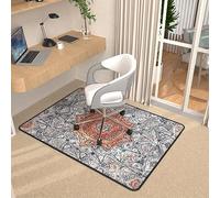 Heavy Duty Office Chair Mats for Carpeted and Hardwood Floor 120 x 90 cm Carpet Protector Chair Mat for Home and Office Floor Mat for Office Chair Anti-skidding Stone