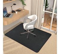 Heavy Duty Office Chair Mats for Carpeted and Hardwood Floor 120 x 90 cm Carpet Protector Chair Mat for Home and Office Floor Mat for Office Chair Anti-skidding Dark Gray