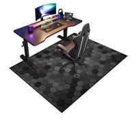 Heavy Duty Office Chair Mats for Carpeted and Hardwood Floor Carpet Protector Chair Mat for Home Office Floor Mat for Office Chair Anti-Slip Computer Gaming Chair Mats for Rolling Chair 180 x 230 cm