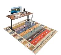 Heavy Duty Office Chair Mats for Carpeted and Hardwood Floor Carpet Protectors Chair Mat for Home and Office Rectangular Desk Chair Floor Protectors Mat Rug for Gaming Rolling Chair 70 x 100 cm