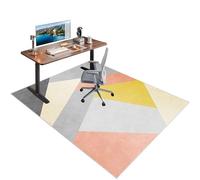 Heavy Duty Office Chair Mats for Carpeted and Hardwood Floor Carpet Protectors Chair Mat for Home and Office Rectangular Desk Chair Floor Protectors Mat Rug for Gaming Rolling Chair 70 x 110 cm