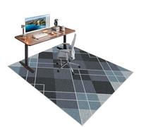 Heavy Duty Office Chair Mats for Carpeted and Hardwood Floor Carpet Protectors Chair Mat for Home and Office Rectangular Desk Chair Floor Protectors Mat Rug for Gaming Rolling Chair 100 x 150 cm
