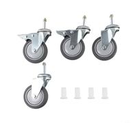 Heavy Duty Office Chair Wheels 3 Inch Steel Core TPR