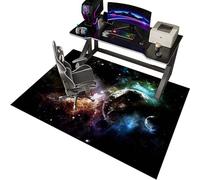 Heavy Duty Office Gaming Chair Mats for Carpeted and Hardwood Floor, 80 x 120 cm Office Chair Mat for Carpet, Floor Protectors for Rolling Chairs, Desk Chair Mat for Carpeted Floors, Protector Rug