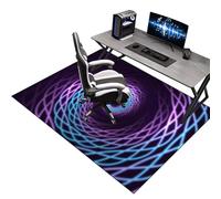 Heavy Duty Office Gaming Chair Mats for Carpeted and Hardwood Floor, 80 x 120 cm Office Chair Mat for Carpet, Floor Protectors for Rolling Chairs, Desk Chair Mat for Carpeted Floors, Protector Rug