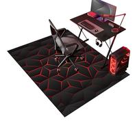 Heavy Duty Office Gaming Chair Mats for Carpeted and Hardwood Floor, Office Chair Mat for Carpet, Desk Chair Mat for Carpeted Floors, Floor Protectors for Rolling Chairs, Protector Rug 80 x 120 cm