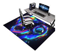 Heavy Duty Office Gaming Chair Mats for Carpeted and Hardwood Floor, Office Chair Mat for Carpet, Floor Protectors for Rolling Chairs, Desk Chair Mat for Carpeted Floors, Protector Rug 150 x 180 cm
