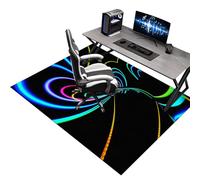 Heavy Duty Office Gaming Chair Mats for Carpeted and Hardwood Floor, Office Chair Mat for Carpet, Floor Protectors for Rolling Chairs, Desk Chair Mat for Carpeted Floors, Protector Rug 150 x 180 cm
