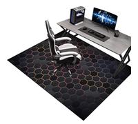 Heavy Duty Office Gaming Chair Mats for Carpeted and Hardwood Floor, Office Chair Mat for Carpet, Floor Protectors for Rolling Chairs, Desk Chair Mat for Carpeted Floors, Protector Rug 120 x 150 cm