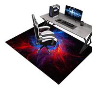 Heavy Duty Office Gaming Chair Mats for Hardwood Floor, Chair Rolling Mat 120 x 140 cm, Computer Desk Floor Mat for Wood Floors, Large Floor Protector Rug, Floor Protection Mat for Carpeted Floor