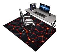 Heavy Duty Office Gaming Chair Mats for Hardwood Floor, Chair Rolling Mat 120 x 140 cm, Computer Desk Floor Mat for Wood Floors, Large Floor Protector Rug, Floor Protection Mat for Carpeted Floor