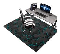 Heavy Duty Office Gaming Chair Mats for Hardwood Floor, Chair Rolling Mat 180 x 200 cm, Computer Desk Floor Mat for Wood Floors, Large Floor Protector Rug, Floor Protection Mat for Carpeted Floor