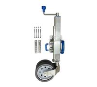 Heavy Duty Offroad 5000LBS Dual Wheel Up Trailer Jack Adjustable Height Positions Caravan Camper Boat for Trailers, Boats, Campers