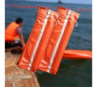 Heavy-Duty Oil Boom for Spill Containment and Water Debris Control, Easy-Install PVC Design for Marine Environments, Ports, and Rivers