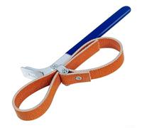 Heavy Duty Oil Filter Wrench With Non Slip Belt Design For Car Maintenance And Pipeline Work Adjustable Alloy Tool (A)