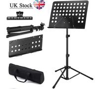 Heavy Duty Orchestral Music Stand Folding Adjustable Sheet Stand Tripod Base UK