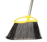 Heavy Duty Outdoor Broom With 145CM Long Handle, Stiff Bristles, Angle Sweeping for Floor Cleaning - Garage, Patio, Garden, House and Kitchen