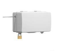 Heavy Duty Outdoor Electrical Box with Lock and 48 Output Holes, Waterproof Extension Cord Organizer for Outdoor Power Supply (S White)