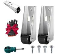 Heavy-Duty Outdoor Gate Roller Wheel, Vertical Track Door Support Wheel for Smooth Sliding Doors (2PCS)
