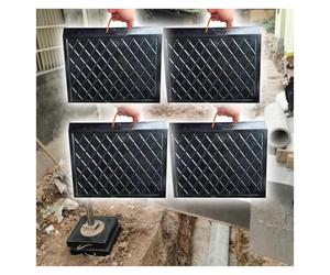 Heavy-Duty Outrigger Pads for Crane Wrecker Tow Truck, High-Density Stabilizer Jack Pads with Rope Handles, Ideal for Caravan Trailer Motorhome RV Leveling, Wear Resistant