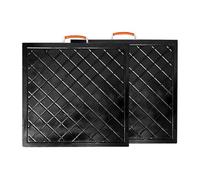 Heavy Duty Outrigger Stabilizer Pads, Portable Anti-Slip Support Base, Waterproof Jack Mats for Cranes, Trailers, Rv, Forklifts