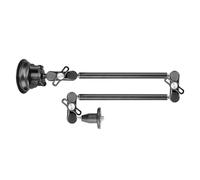 Heavy Duty Overhead Phone Mount 360 Adjustable Desk Phone Mount With 1/4 3/8 Screw Flexible Long Arm Phone Holder Flexible Arm Bracket