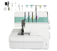 Heavy-Duty Overlock Sewing Machine with Coverstitch and Accessories