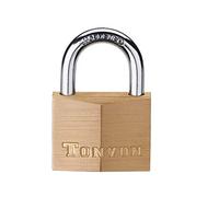 Heavy-Duty Padlock, Steel Brass Key Padlock,30x45mm,40x60mm,50x68mm,60x80mm,2 Keys(30x45mm)