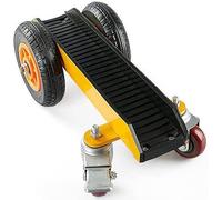 Heavy Duty Panel Dolly Trolley 300kg Cap I Beam Caster 200mm Solid Wheels Smooth Rolling Hoist Transporter For Glass Plasterboard Door Frame 3.4-7.87 Inch Width