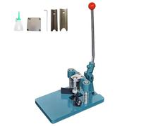 Heavy Duty Paper Corner Rounder Punch Cutter, Adjustable Paper Corner Cutting Machine with 2 Blades, 3cm Cutting Thickness, All Metal, for PVC, Card, and More(R6+R10)