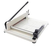 Heavy Duty Paper Cutter, Max Cutting Capacity 400 Sheets, Guillotine Trimmer with 12-Inch/17-Inch Blade for Photos, Cardstock, Soft PVC, Leather