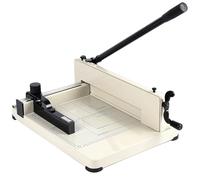 Heavy Duty Paper Cutter, Max Cutting Capacity 400 Sheets, Guillotine Trimmer with 12-Inch/17-Inch Blade for Photos, Cardstock, Soft PVC, Leather