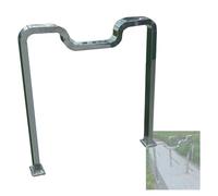 Heavy Duty Parking Barrier Driveway Blocker - Separation Guardrail for Car Stopper, Pedestrian Aisle Divider & Space Divider