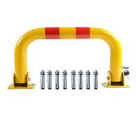 Heavy Duty Parking Pole Lock, Folding Barrier for Driveway Safety, Key Lockable Bollard Post for Commercial & Private Use, U-Type Design for Enhanced Security