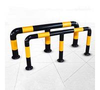 Heavy Duty Parking Safety Bollards, Lockable Floor-Mounted Traffic Control Barriers, Durable Parking Space Protection Posts with Bolt for Enhanced Safety