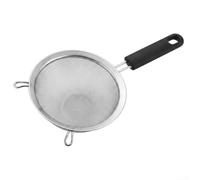 Heavy Duty Pasta Strainer with Dual Grip Handles(18 cm) | Fast drainage holes, fine mesh design, prevents food loss, for ideal for pasta and grains, efficient rinsing