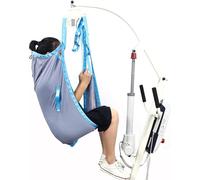 Heavy Duty Patient Lift Sling - Full Body Mesh Toileting Hoist for Elderly & Disabled, Divided Leg Shower Sling for Lifts