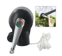 Heavy-Duty Patio Umbrella Crank Handle, PE+Iron Construction With Rust-Resistant Black Finish, Replacement For Banana Style Parasols (14x9x8cm, 320G), 1-Year For & 24/7 Support
