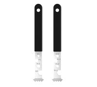 Heavy Duty Paving Slab Extraction Tool Feature Extended Grip Slot and Teeth for Leveraged Brick Removal Anti Bend Design Paving Block Lifting Device