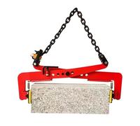 Heavy Duty Paving Slab Lifter Tool - Vertical Granite Carrying Clamps, Rubber-Lined Stone Lifting Grabo Tongs for Pavers, Ideal for Contractors and DI,Medium
