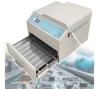 Heavy-Duty PCB Reflow Soldering Machine,8 Intelligent Temperature Waves Heating,BGA SMD SMT Infrared Heater Rework Sation T-937M-220V50Hz