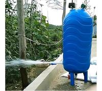 Heavy-Duty PE Plastic Well Pressure Tank, Pressure Well Water Tower,Automatic Water Accumulator Tank with Gauge, Switch & Safety Valve,Auto Pump Control(26.4Gal/100L-H90cmxW40cm)