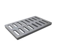 Heavy Duty PE Resin Drainage Cover, Removable Square Channel Grate for Sidewalks & Sewers, Durable Outdoor Drain Strainer Plate