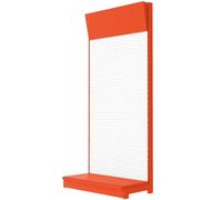 Heavy Duty Peg Board Display Stand, Quick 15 Min Assembly, Max 286 Lbs Load, Tool Organizer for Garage & Workshop, Cordless Tool Rack, Durable Metal - Orange