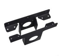 Heavy Duty Pergola Brackets 2Pcs - Adjustable Corner for 4x4 Posts - Black Steel Fence Post Support Kit for Garden Decking